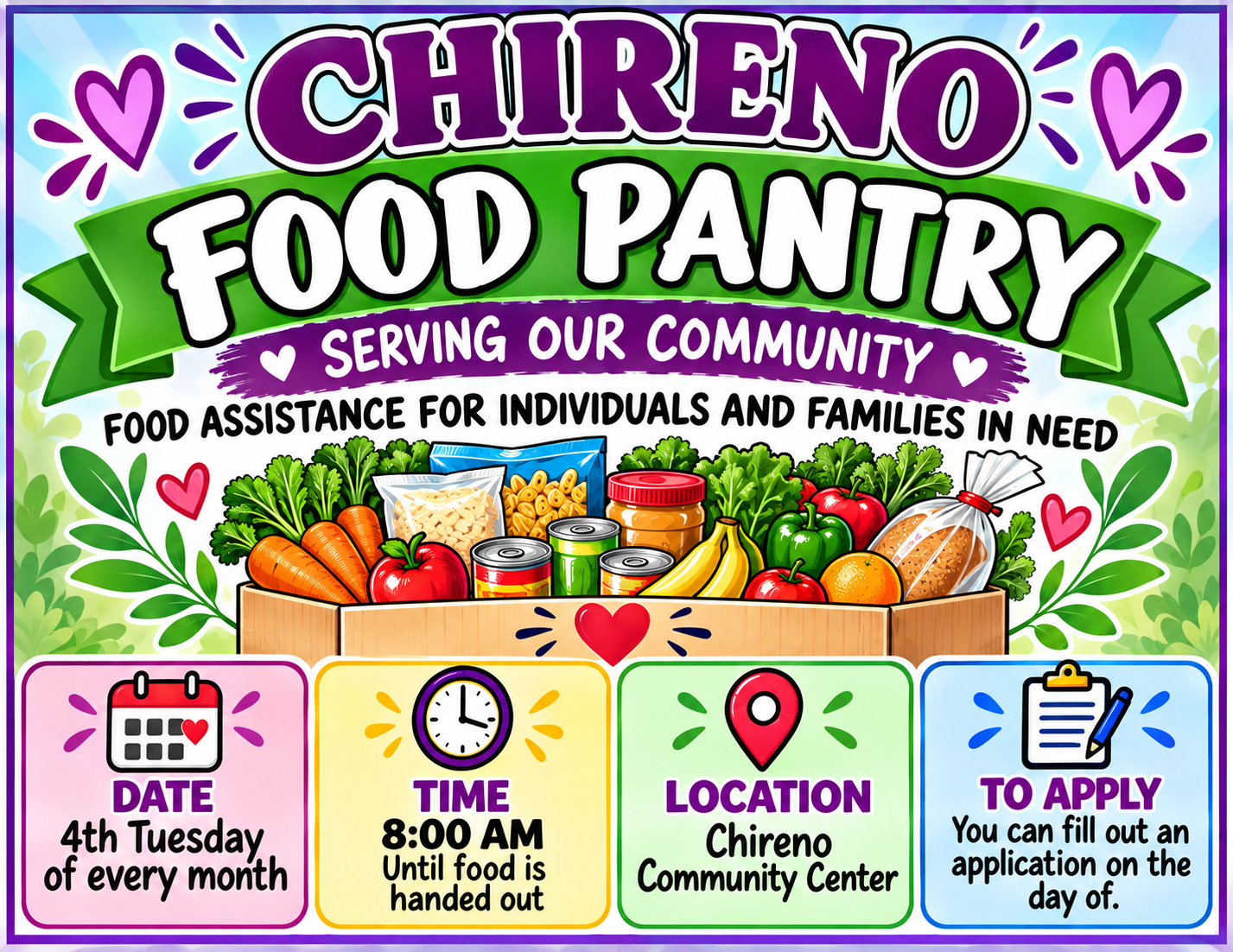 Chireno Food Pantry — serving our community